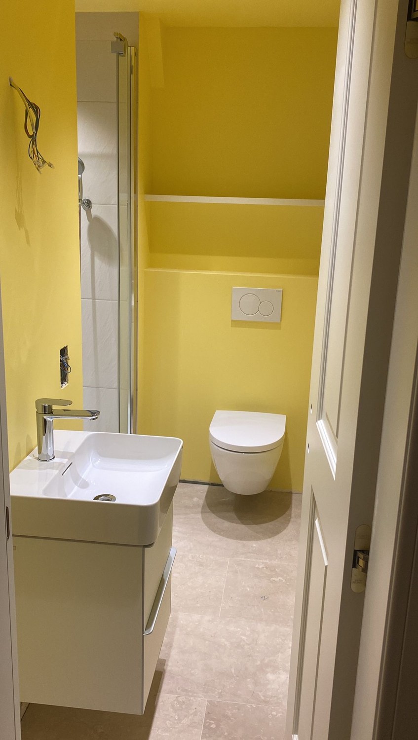 Gereinigtes Badezimmer